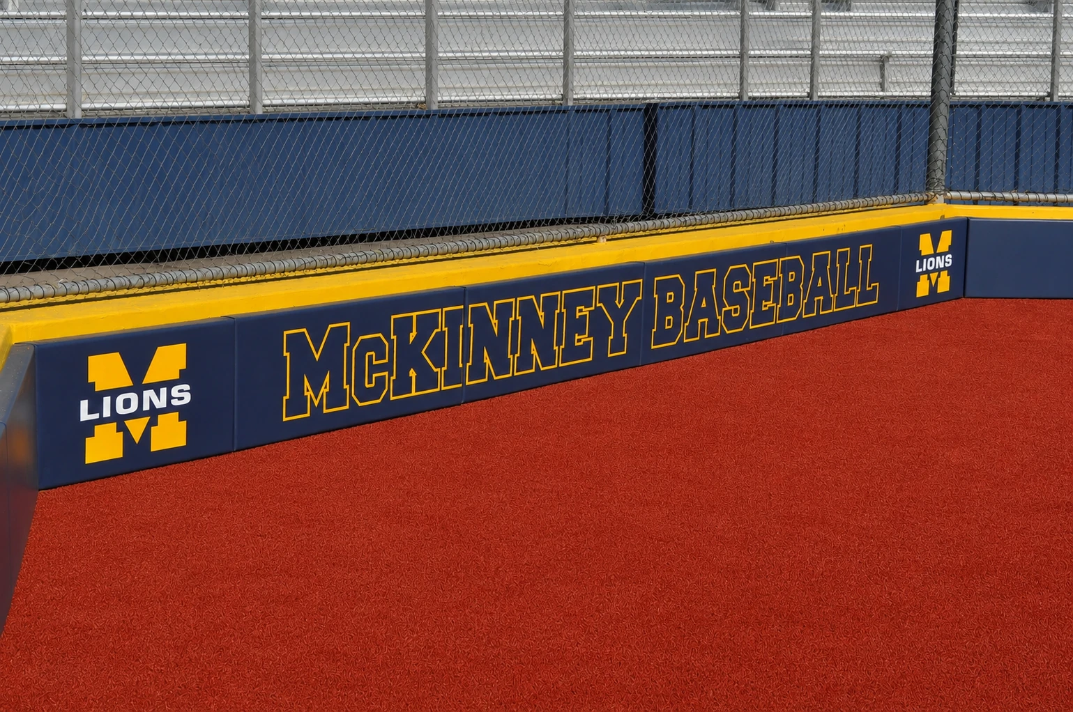 McKinney Lions Baseball Wall Padding